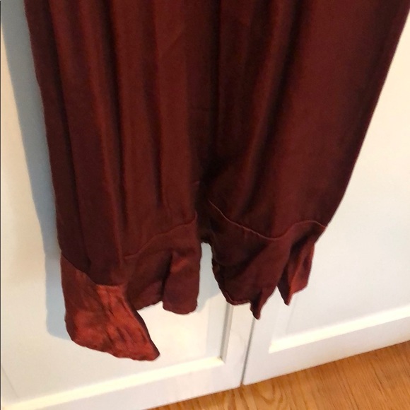 Lacausa Burgundy Silky Slip Maxi Dress - Picture 3 of 6